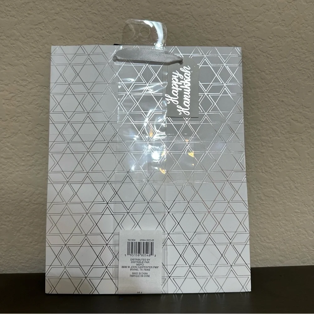 Celebrate It Hanukkah Gift Bags 5 Packs 10 Bags Jewish Holiday Menorah Dreidel
